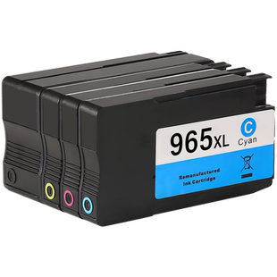适用惠普HP965xl墨盒9020 9010 9012 9016 9018 9019 9026 9028喷墨打印机墨水盒大容量黑色彩色墨粉原装品质
