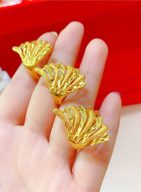 【今日大捡漏】开口可调节戒指新款凤凰羽戒指久