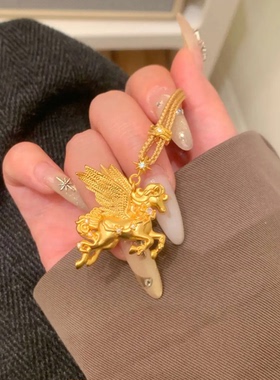 吊坠项链星辰飞马项链男女饰品毛衣链