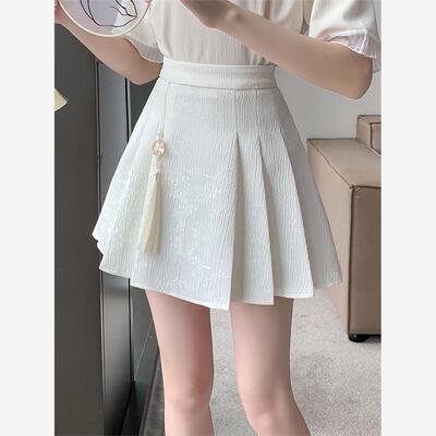 新中式国风提花半身裙女2