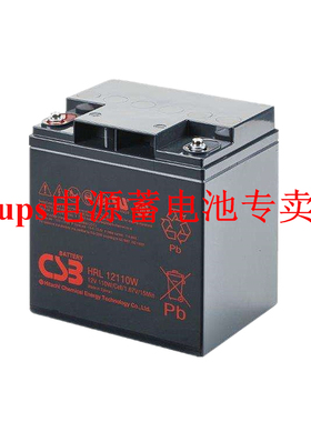 CSB HRL12110W F2 12V28Ah UPS EPS 直流屏 通信 医疗 铅酸蓄电池