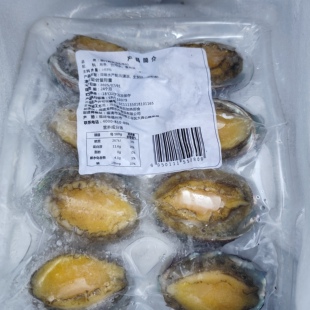 带壳鲍鱼商用已去内脏去壳深海大鲍鱼新鲜冷冻酒店围餐宴席佛跳墙