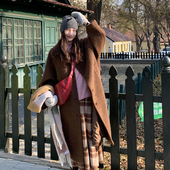 Tetu 软咩咩大衣外套 两色极简松弛感插肩袖 STUDIO 2024FW