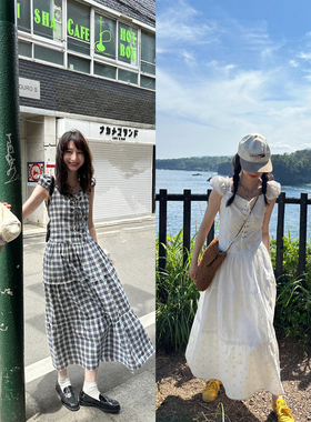 Tetu STUDIO 2024SS【折扣8折】“夏夜追风”慵懒感美式棉连衣裙