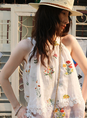 Tetu STUDIO 2025SS“free春夏”两色荷叶边呼吸感削肩上衣