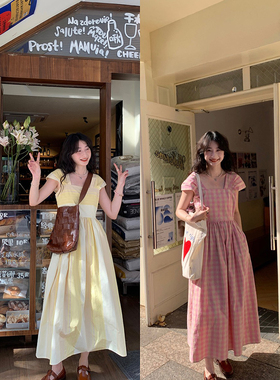 Têtu STUDIO【折扣7折】“美少女战士”折叠贝壳袖设计感吊带裙