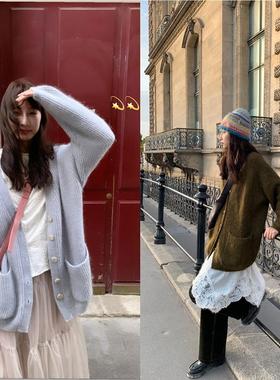 Tetu STUDIO【折扣8折】“清冷女孩”高克重幼仔马海毛慵懒外套