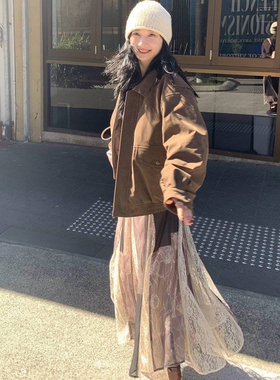 Tetu STUDIO 2025SS “周末市集”不规则裁剪蕾丝拼接半裙