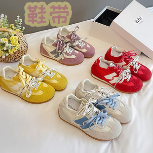 鸳鸯miu系带适用NB适合阿甘鞋运动鞋德训鞋老爹鞋字母印花鞋带
