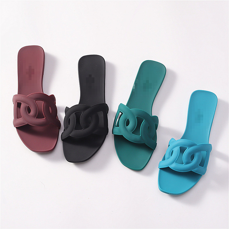 夏季欧美时尚猪鼻子H型果冻凉鞋女一字拖外穿防滑沙滩凉拖鞋度假,女鞋,一字拖,淘宝优惠券,粉丝福利购,淘宝优惠卷