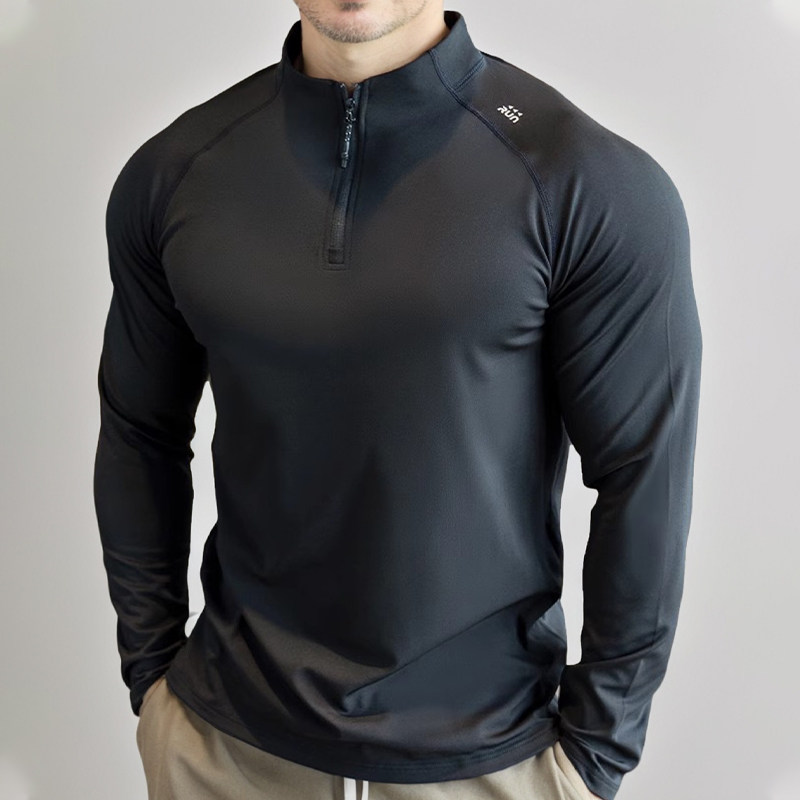 铁血肌肉健身男式兄弟狗卫衣秋冬季长袖训练服2024新款高领衣服男