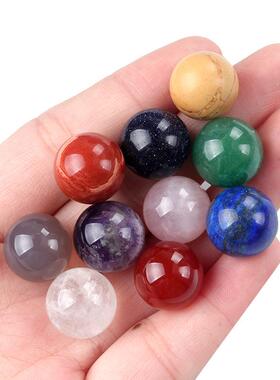 14mm无孔天然紫水晶玛瑙圆球Non-porous-ball原石珠子桌子摆件