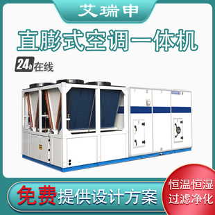 直膨式空调机组 恒温恒湿净化机组 实验室食品厂屋顶式新风机组