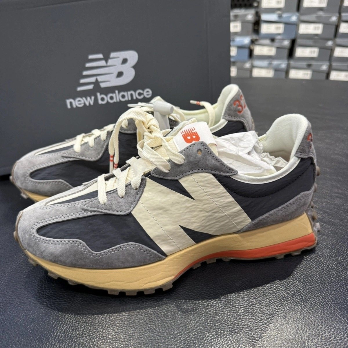 New Balance NB327系列 男女同款舒适复古休闲运动跑步鞋 MS327RG
