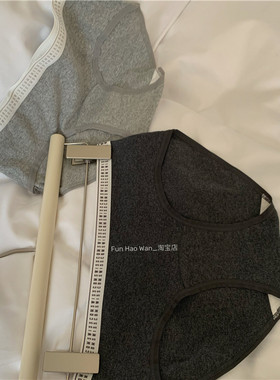 加长裆部~耐脏深色系 高含棉雾灰系内裤 包臀女士三角抑菌透气