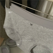 加长裆部 高含棉中腰 大PP可以放心入 耐脏雾灰系 女包臀内裤