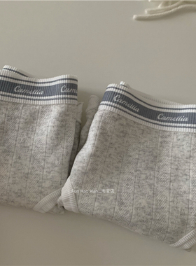 加长裆部~高含棉包臀女士内裤 抗菌三角 好喜欢的雾灰和灰蓝色ya