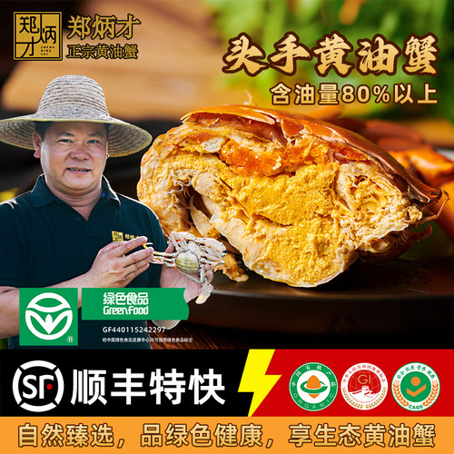 郑炳才黄油蟹头手黄油蟹源头养殖