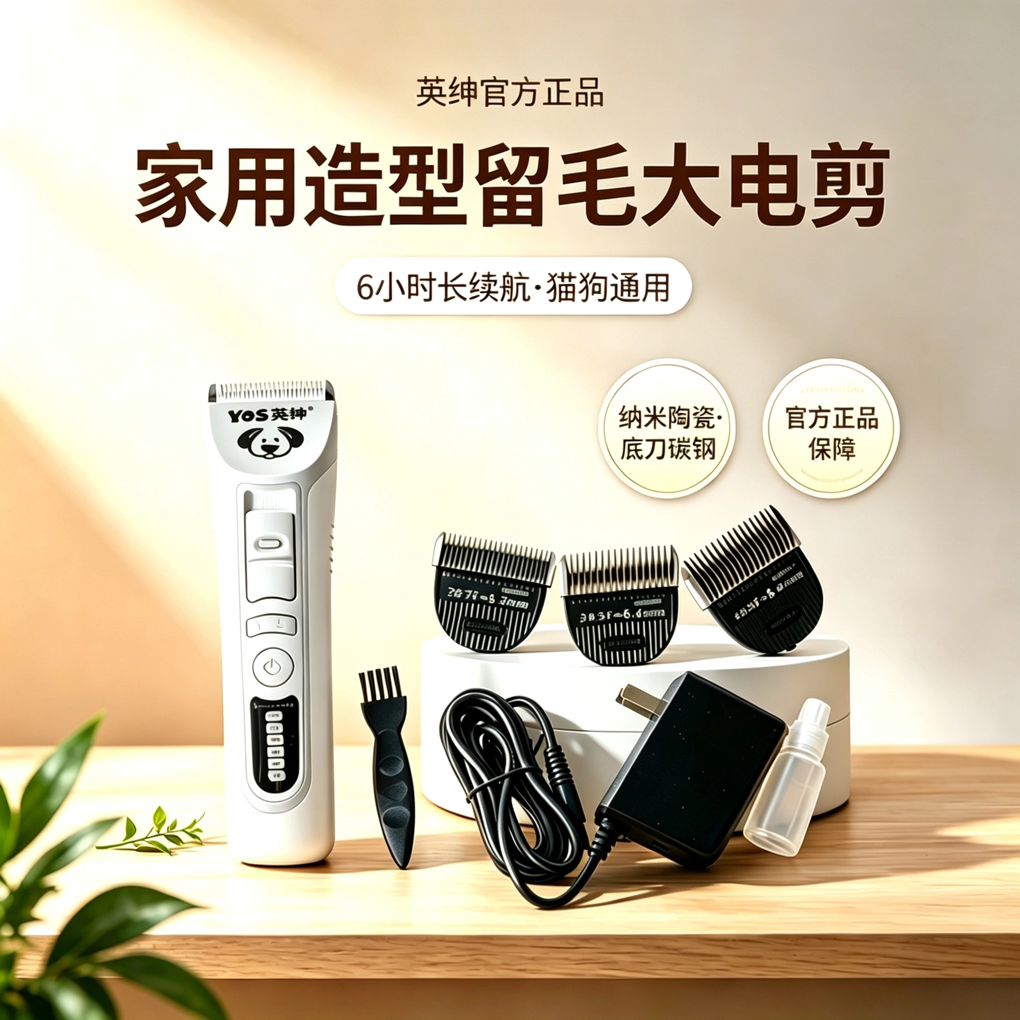 英绅宠物电推剪LB9870留毛电推剪