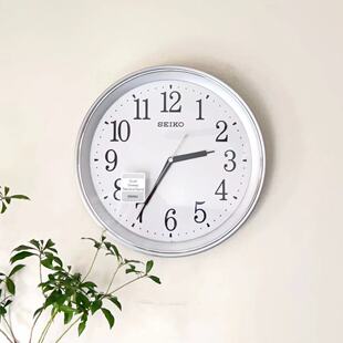 简约挂钟静音扫秒客厅卧室办公室挂钟 经典 正品 日本精工SEIKO日式