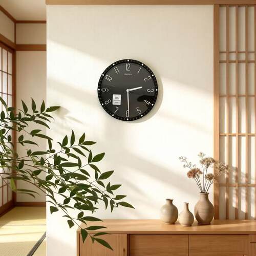 SEIKO日式玻璃超静音挂钟