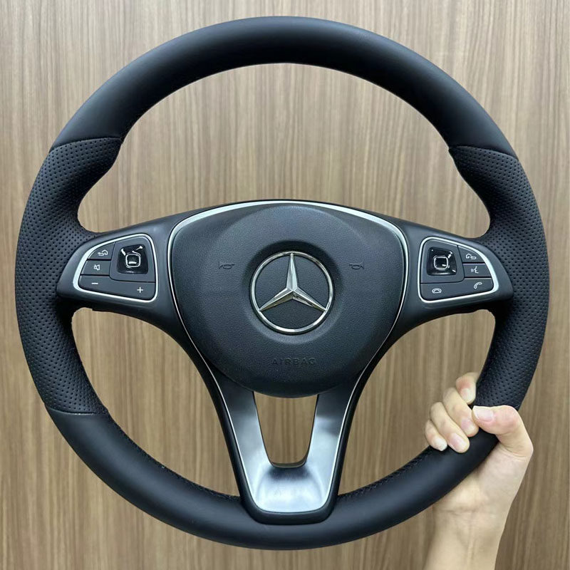 thumbnail for It is suitable for Mercedes-Benz old modifications to new AMG carbon fiber steering wheels AE300CSGR level GLC260GLESGT