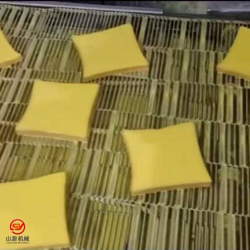面包片上浆机 全自动带加热挂稀浆设备 烤面包片淋黄油机器