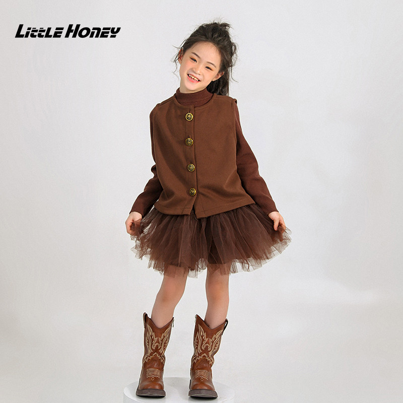小蜜糖童装女童半身裙纱裙秋冬儿童宝宝棕色tutu裙半裙网纱蓬蓬裙,童装/婴儿装/亲子装,半身裙,淘宝优惠券,粉丝福利购,淘宝优惠卷