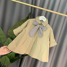 女童风衣长款2020新款儿童秋装洋气小女孩外套一岁半女宝宝春装潮