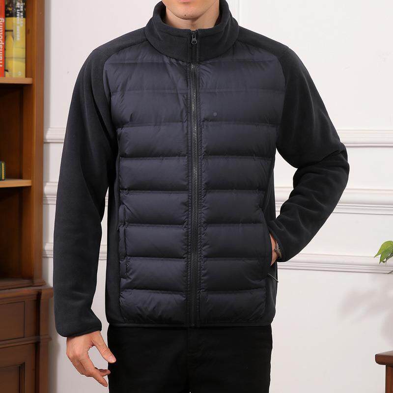 男士外套春秋冬季新款4-6012棉衣帽厚冲锋上衣工潮连装牌加二棉夹