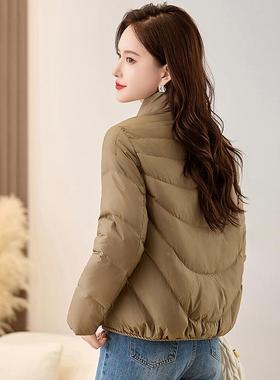 季YX86121-中风盘国扣刺绒绣羽绒服民族风冬季白鸭大码休闲外套冬