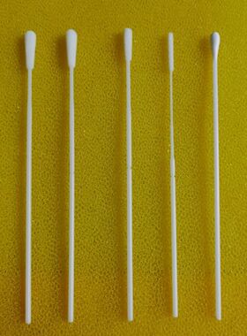 口腔唾液采样拭子 DNA基因检测植绒拭子 鼻腔采集取样棉头棒