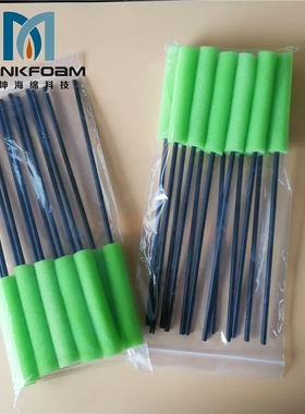 一次性海绵清洁刷 汽车空调清洗刷 长笛子清洗工具棒实验室海绵刷