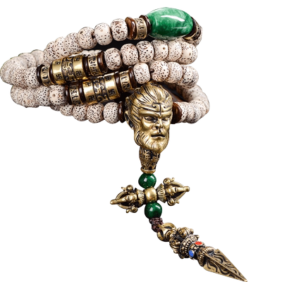 大圣三通六字真言手串套餐佛头