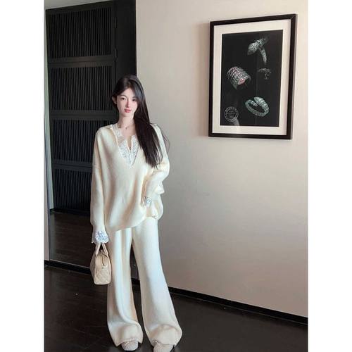 宽松显瘦翻领慵懒风叠穿上衣