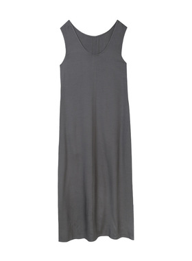 CLEAN SPACE经典圆领背心裙2025秋季新款莱赛尔连衣裙女 56371