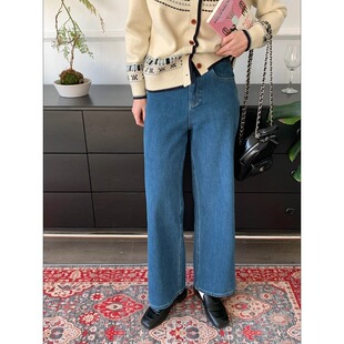 直筒牛仔裤 3th 天丝莱赛尔窄版 老钱感中古蓝 ZY3961 Morning