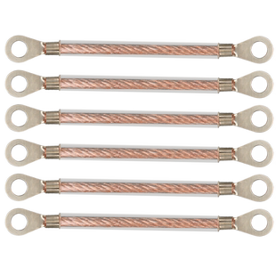 加塑接地线桥架跨接铜绞线2.5/4/6平方国标纯铜透明软线电线铜线