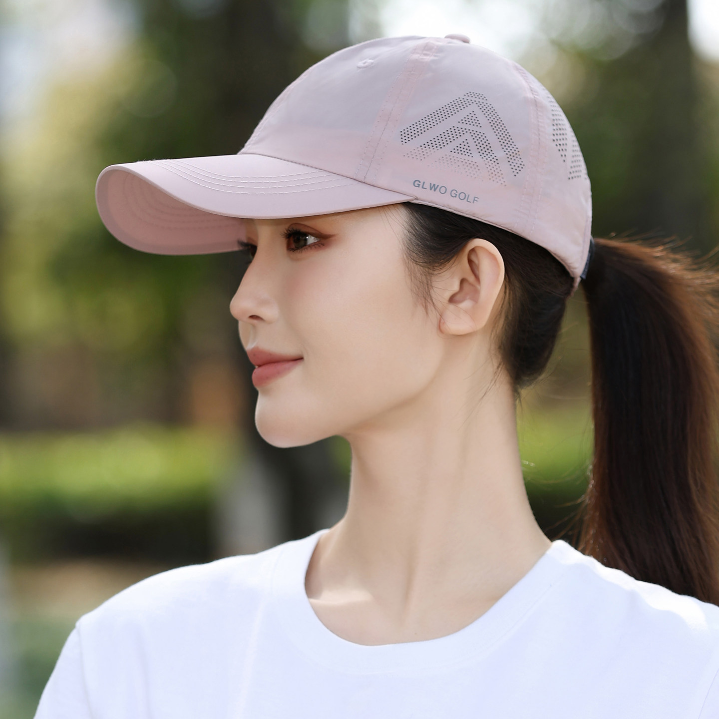 帽子女款透气薄款防晒鸭舌棒球帽图片