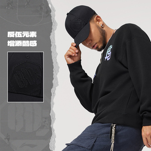 反伍BADFIVE篮球系列男女同款 李宁正品 透气孔运动棒球帽AMYU235