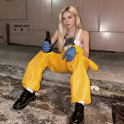 Breaking Bad！绝命毒师万圣节cos防护服装穿搭套装衣服成人男女