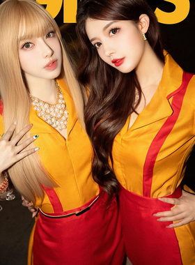 破产姐妹！万圣节cos服装工作制服同款酒吧短裙成人女闺蜜辣妹Max