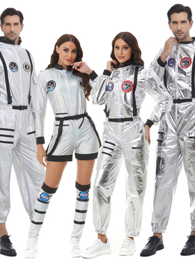 万圣节宇航员太空服儿童时尚Cos流浪地球服装航天员角色扮演服装