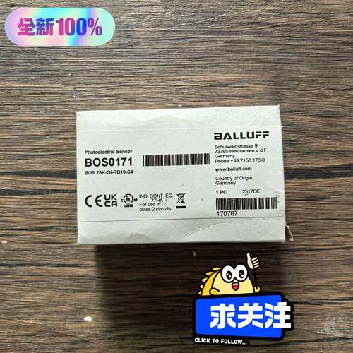 可维修正品 BALLUFF BOS0171 传感器议价