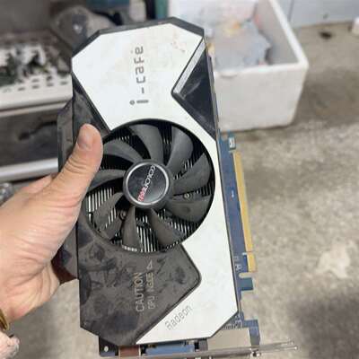 可维修镭风HD7770+1G显卡+i-cafe系列+双风扇议价