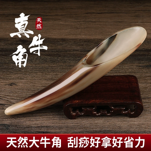 Большой натуральный рога скота соскребает общий массаж