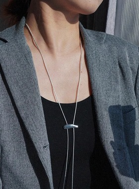 耳边铛松本惠奈可抽拉超长项链