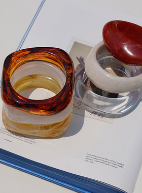 耳边铛复古不规则宽边手镯