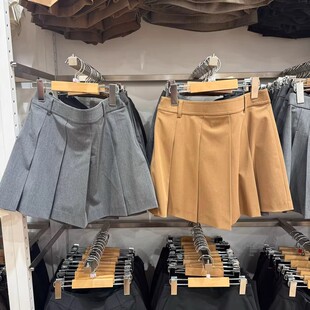 腰部松紧休闲短裤 打褶裙裤 百搭显瘦A字短裙女480302 夏季 日单