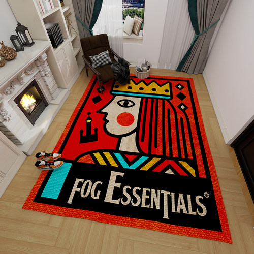 FOG创意复古摩洛哥扑克king地毯
